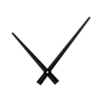 Hodinové ručky 120-92 černé