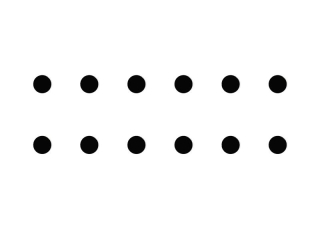 Indexy na hodiny 8,7 mm - černé
