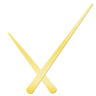 Hodinové ručky 215-131 zlaté